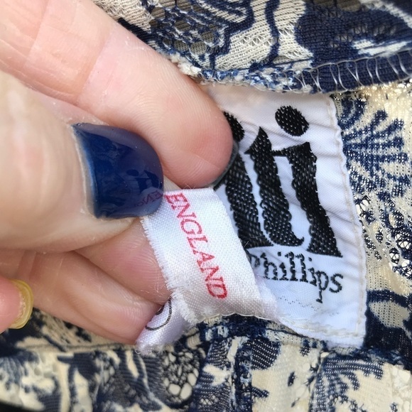 Vintage Kati at Laura Phillips Floral Midi Dress Size L - Picture 10 of 10